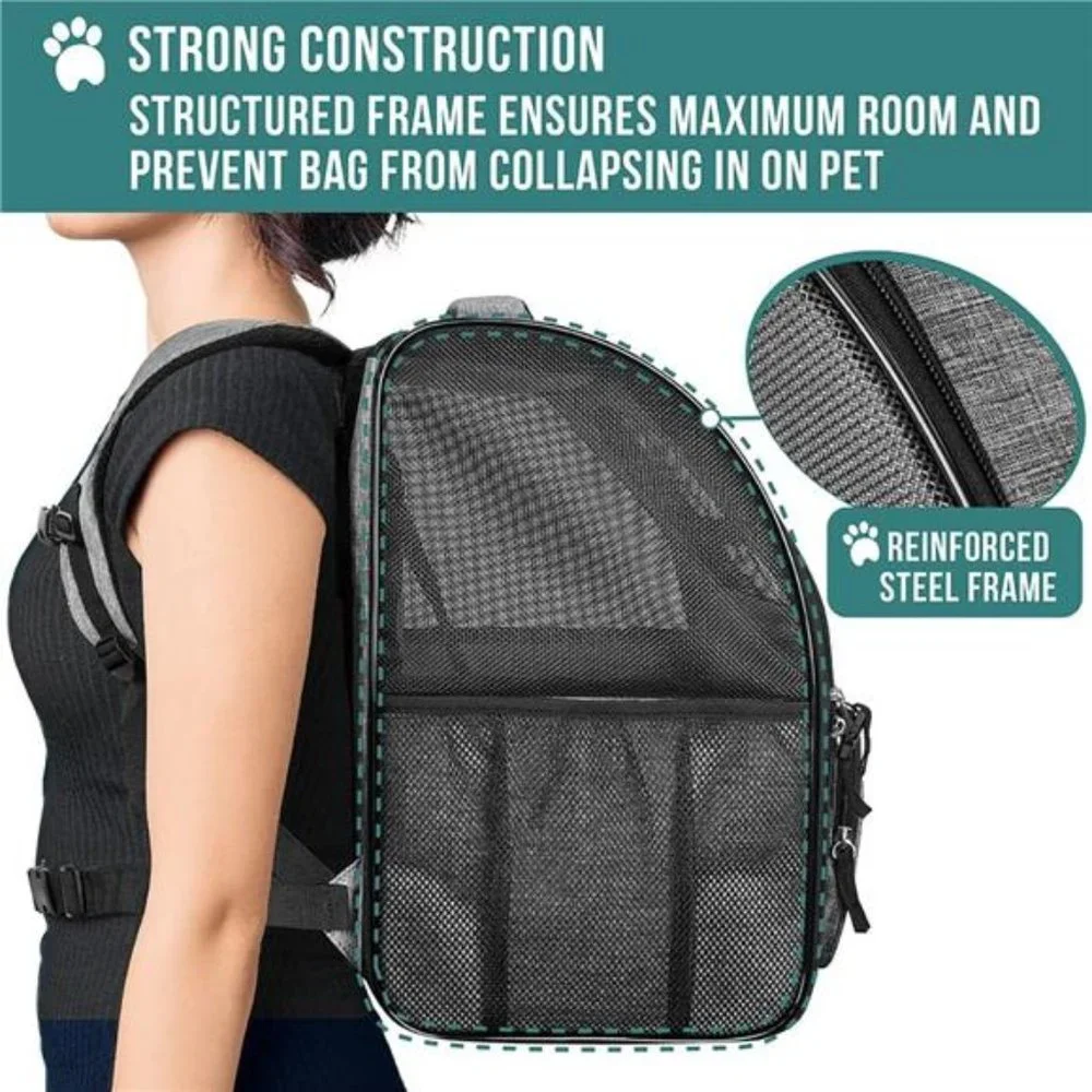 Dog Backpack Carrier for Small Large Cat, Pet, Puppies, Ventilated Pet Backpack